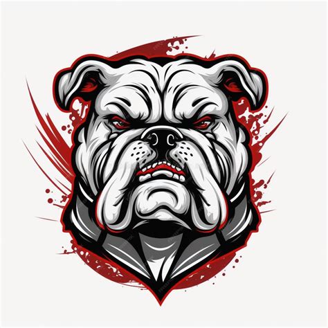 bulldog vector image