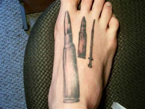 Informative Bullet Cross Tattoo Designs References