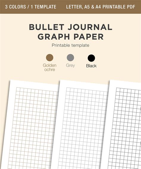 Bullet Grid Paper