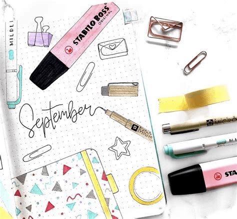 Bullet Journal Ideas September