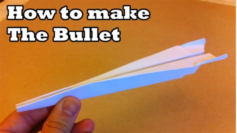 Bullet Paper Airplane
