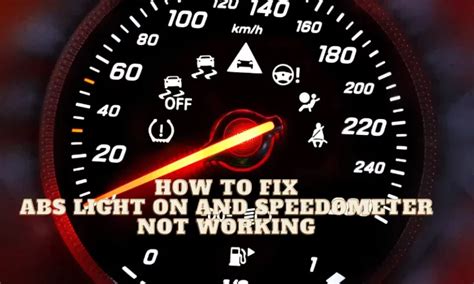 Bullet Speedometer Light Not Working