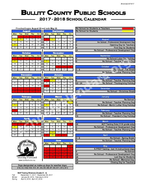 Bullitt County School Calendar 2024