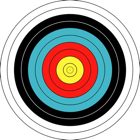 bullseye printable archery target