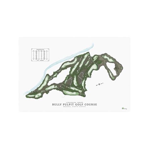 Bully Pulpit Golf Course Map