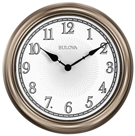 bulova lighted wall clock