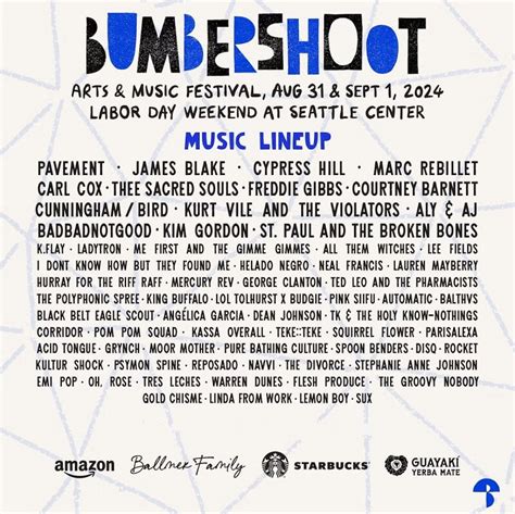 Bumbershoot Presale Code