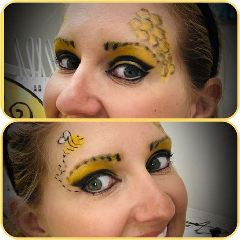 Bumble Bee Halloween Makeup