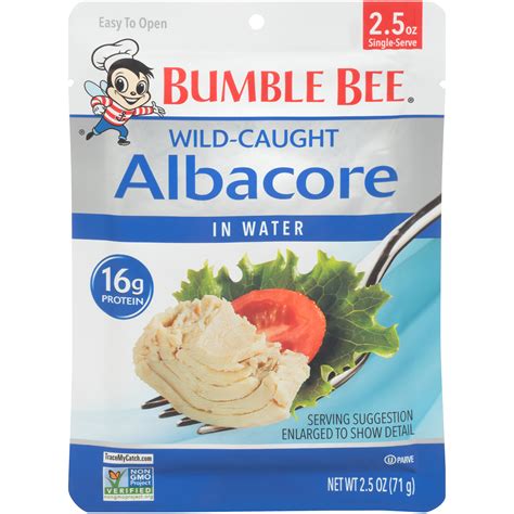 bumble bee premium albacore tuna in water