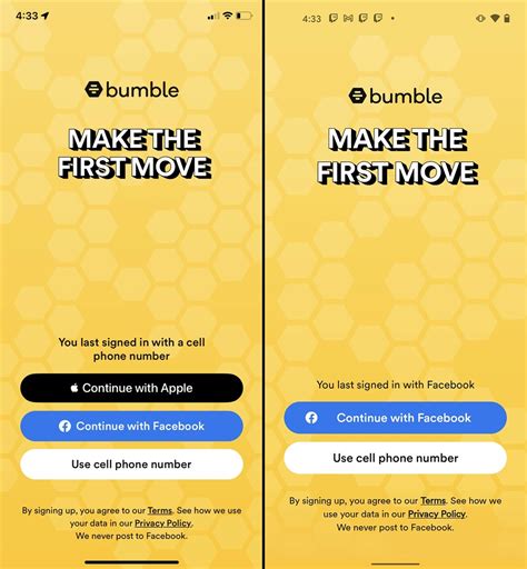 bumble login with email