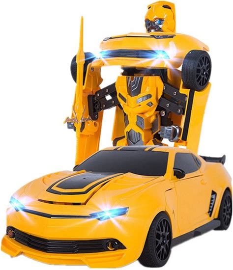 mn overseas Rechargeable Remote control transformer bumblebee car for