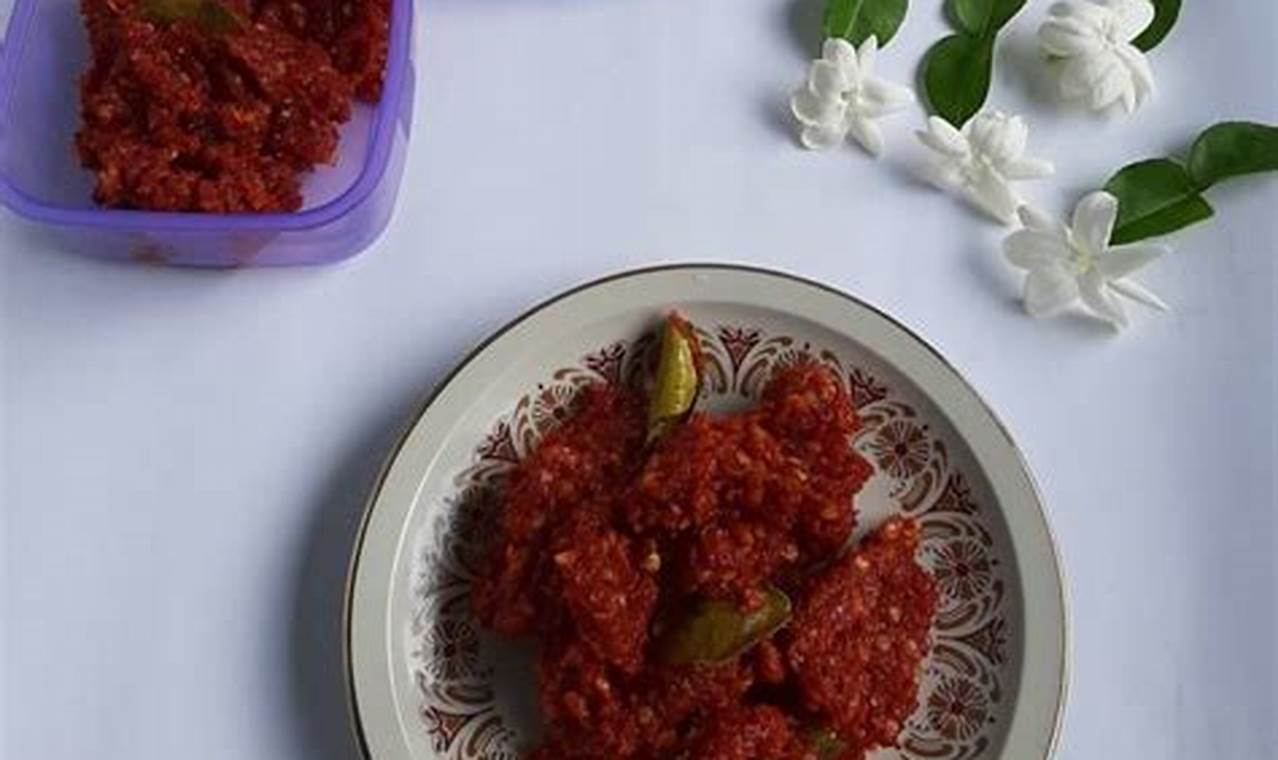 Resep Rahasia Bumbu Sambal Tomat Tanpa Terasi: Cita Rasa Lezat, Manfaat Tersembunyi