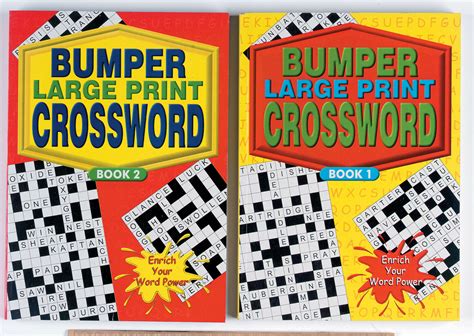 A4 Bumper Print Crossword Book Wholesale Stationery Supplies