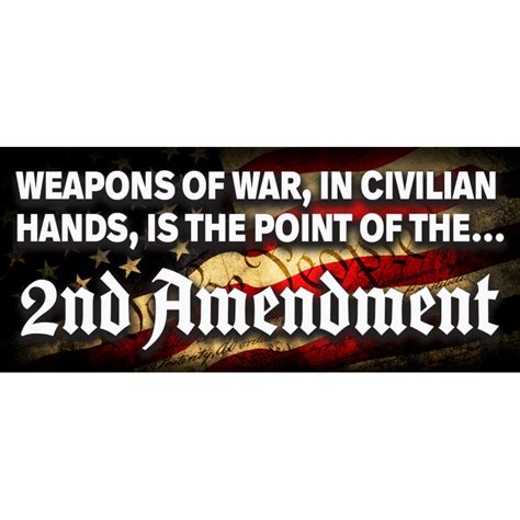 Bumper Stickers Amendment 2