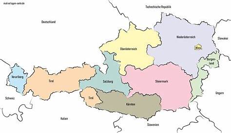 Bundesländer Und Hauptstädte Österreich Lernen - Österreich