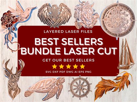 Download bundle-numbers-multilayer-laser-cut-file SVG