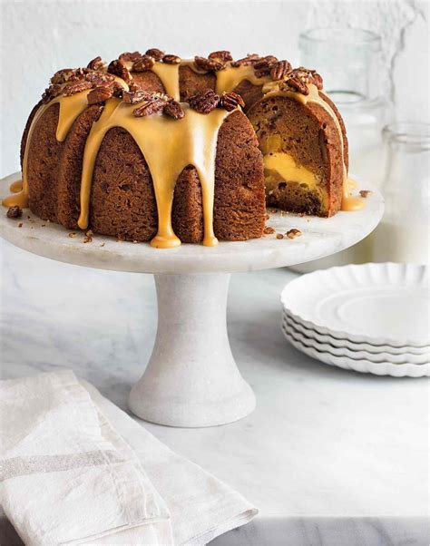 Praline Glazed Apple Bundt Cake