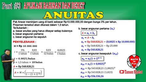 Bunga Majemuk, Angsuran Dan Anuitas Igun