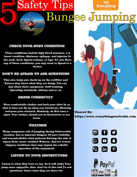 bungee jumping safety tips