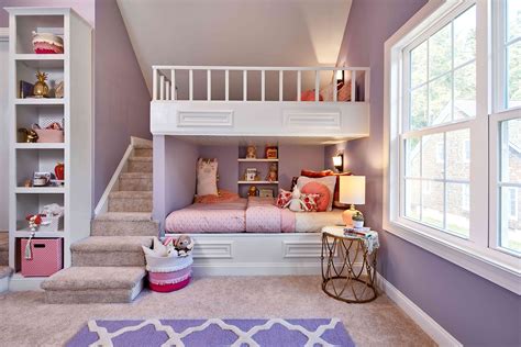Bunk bed attic bedroom