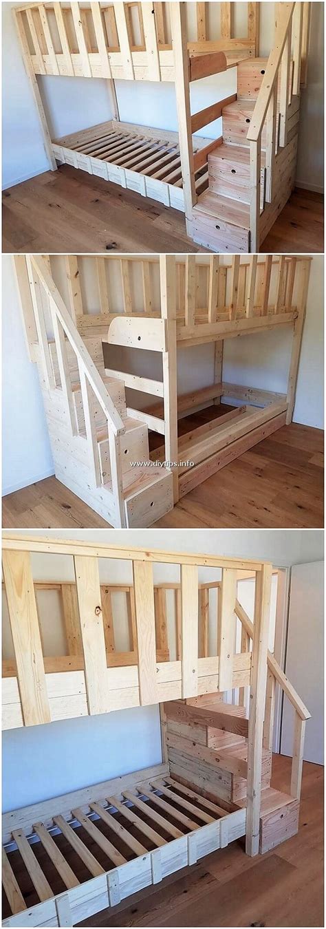 Bunk Bed Made From Pallets