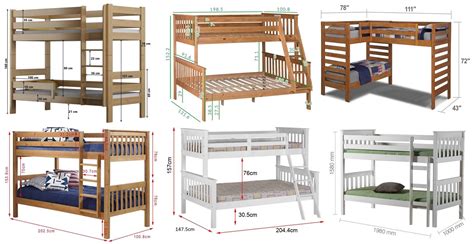 bunk bed width