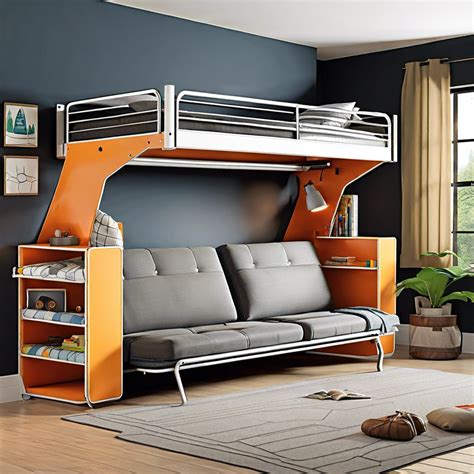 Bunk Bed With A Couch