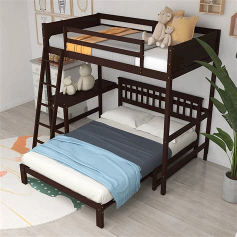 Bunk Bed With Bed Underneath