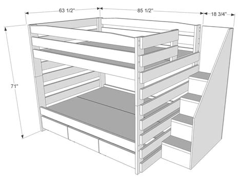 Bunk Beds With Storage Plans