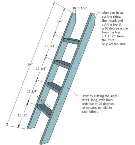 Bunk Ladder Width