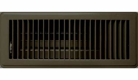 Accord 15 x 35cm Charcoal Metal Louvered Floor Vent Bunnings Warehouse