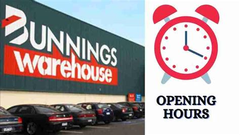 bunnings closing hours today