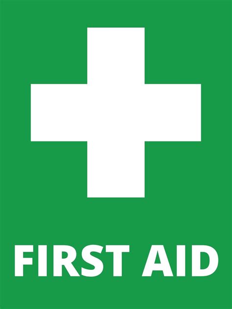 bunnings first aid stickers