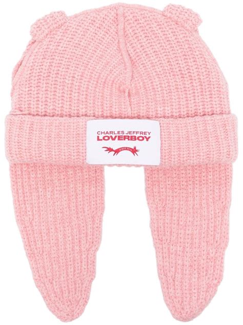 Pink Bunny Ear Beanie Silkslitcraftsyahoo Bunny ear, Crochet hats