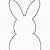 bunny shape printable