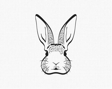 bunny bunny head svg