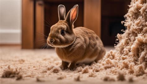 Bunny Digging At Carpet