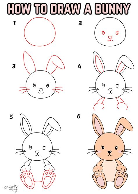Bunny Drawing Easy