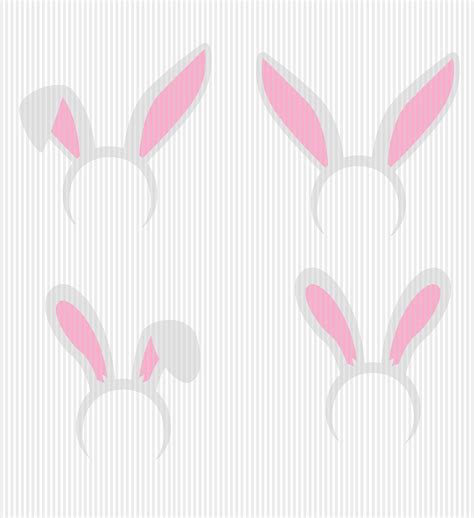 bunny ears headband svg
