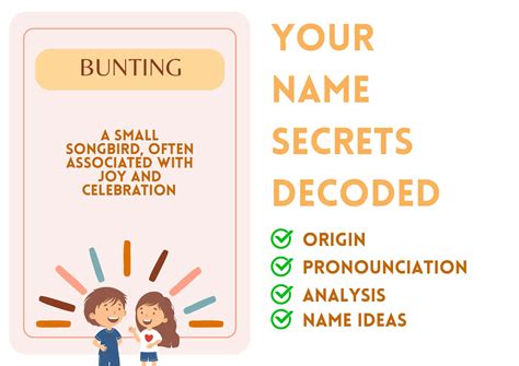 Bunting Name Meaning