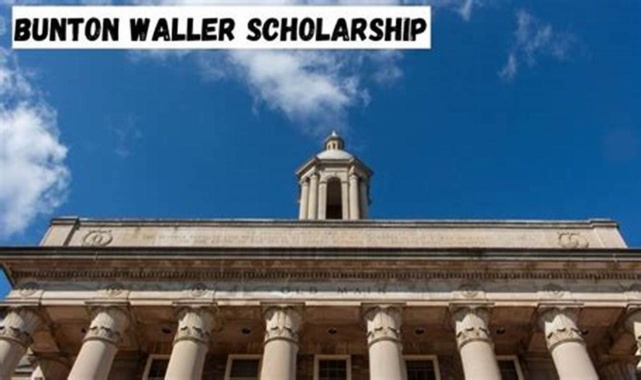 bunton waller scholarship