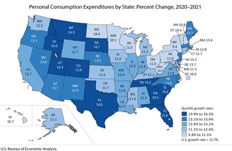 bureau of economic analysis pce by state