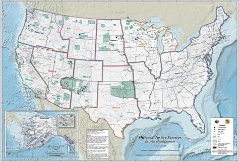 bureau of indian affairs map of tribes