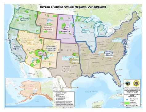 bureau of indian affairs regions map