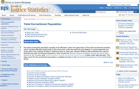 bureau of justice statistics corrections