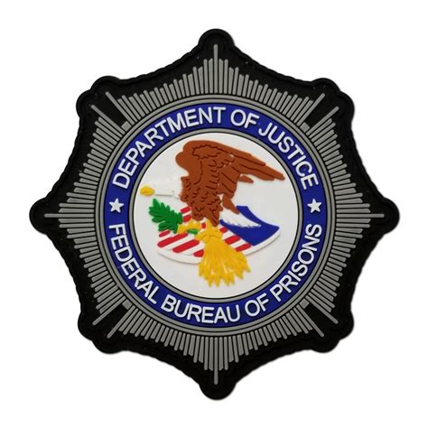 bureau of prisons badge patch