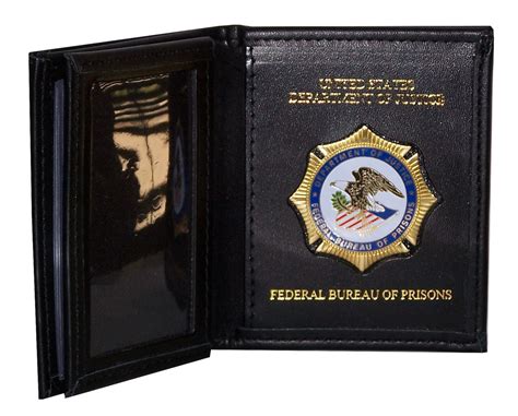 bureau of prisons badge wallet