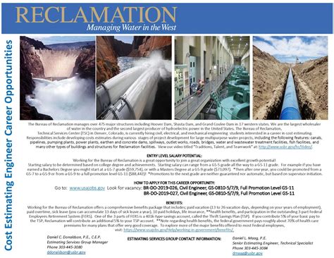 bureau of reclamation engineering jobs