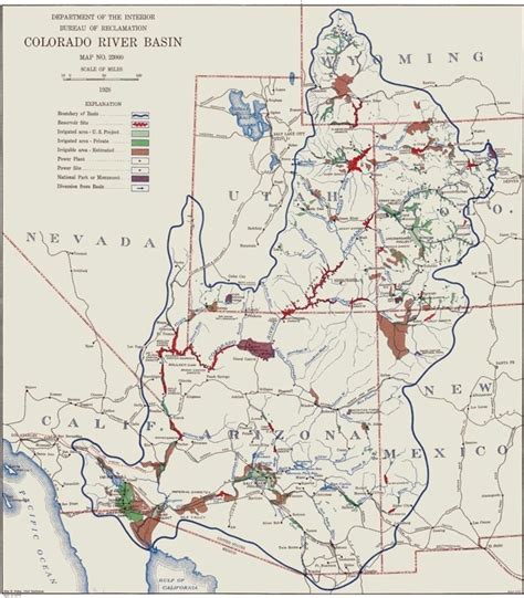 bureau of reclamation land map