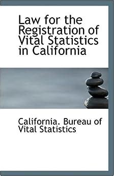 bureau of vital statistics california